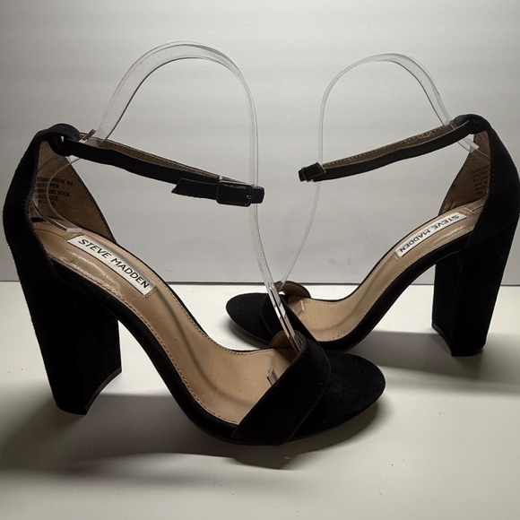 Steve Madden Black suede Carrson. - Picture 3 of 10